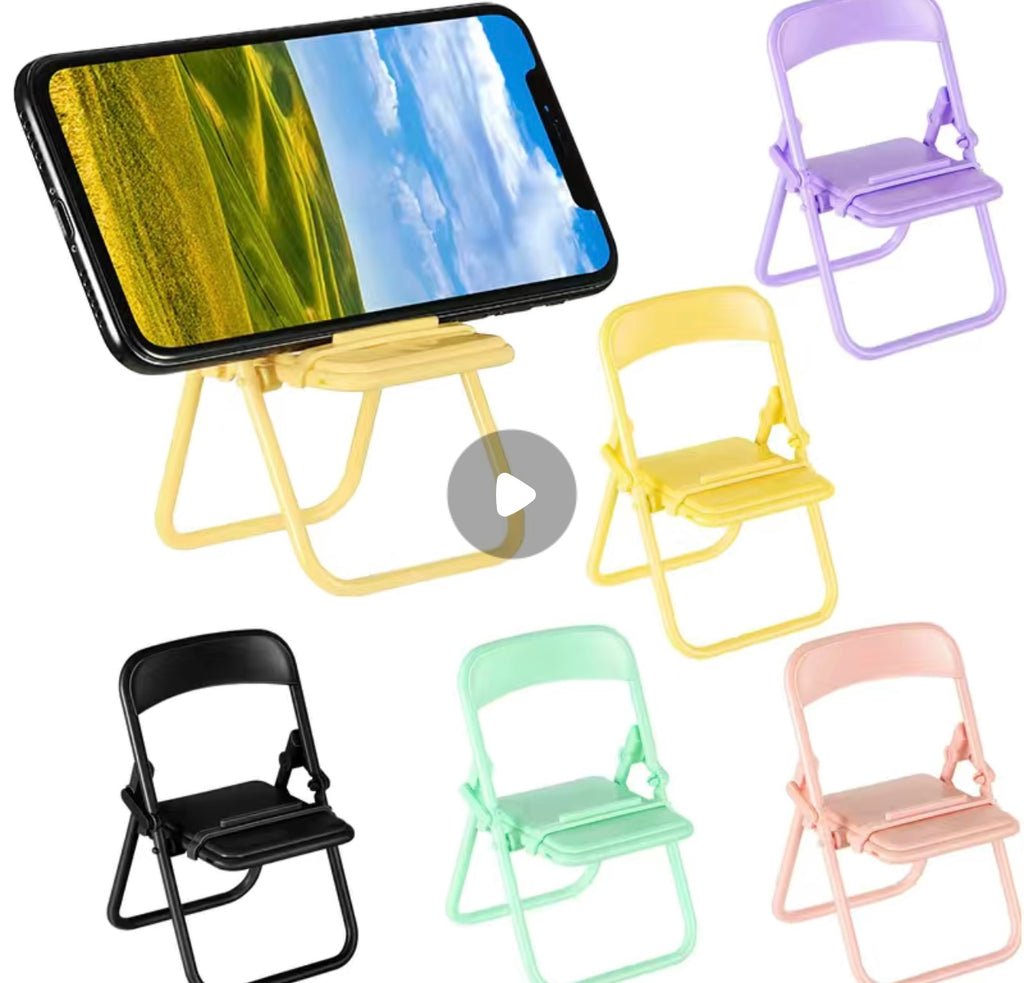 Foldable Chair phone holder